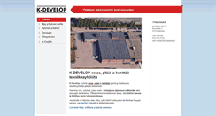 Desktop Screenshot of k-develop.fi