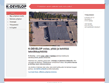 Tablet Screenshot of k-develop.fi